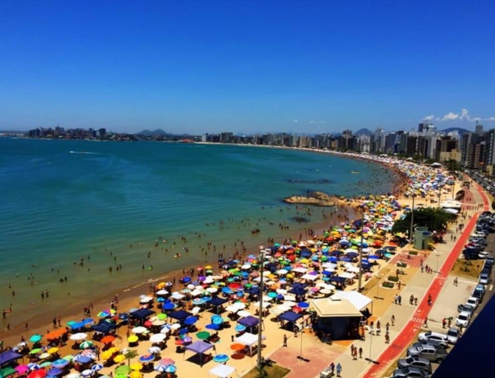 Apt Encantador Praia Do Morro 20 Metros Da Praia. Apartment Guarapari Exterior foto